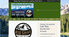 Desktop Screenshot of bigshotpressurewashing.com